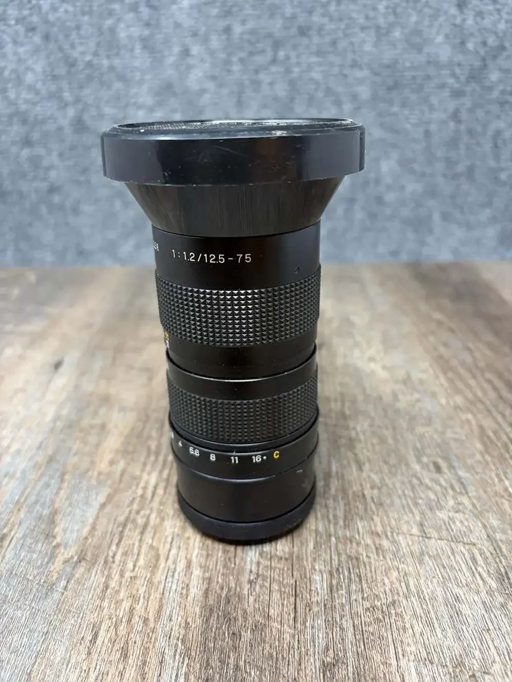 Vintage Fujinon TV Zoom Optical Lens H6x12.5D 1:1.4/12.5-75 Made in Japan